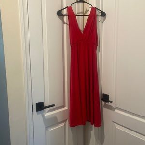 Red sun dress